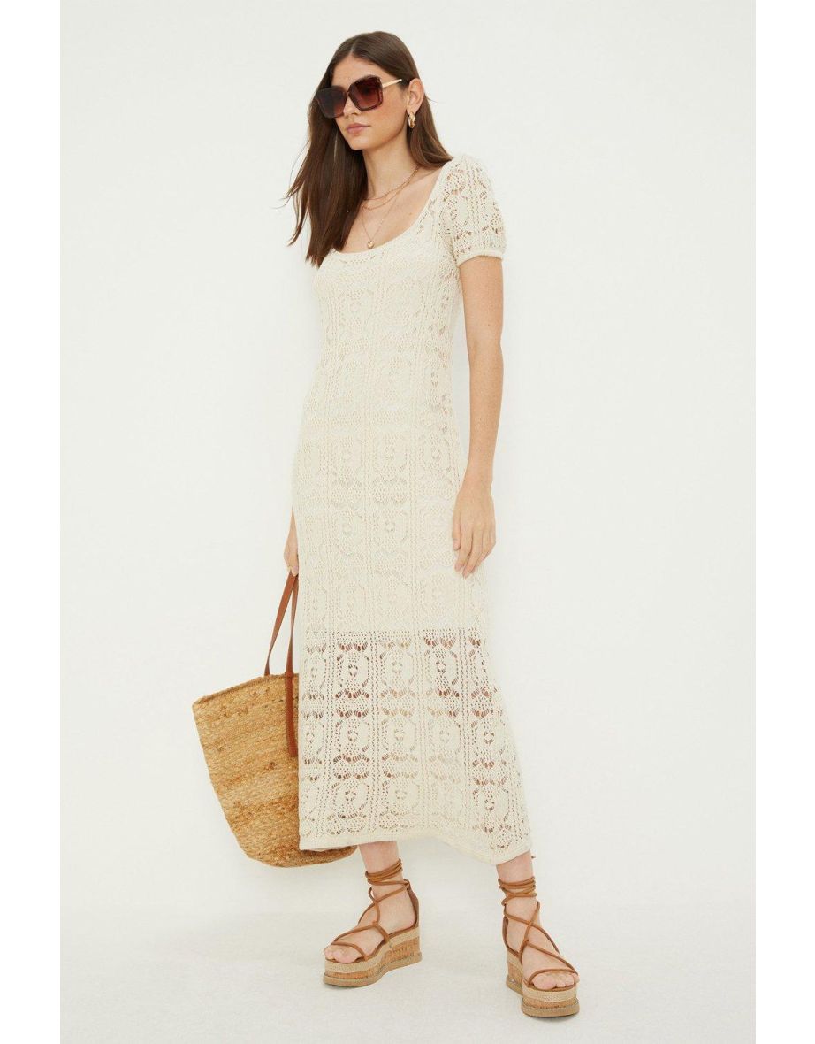 Dorothy perkins cream on sale dress