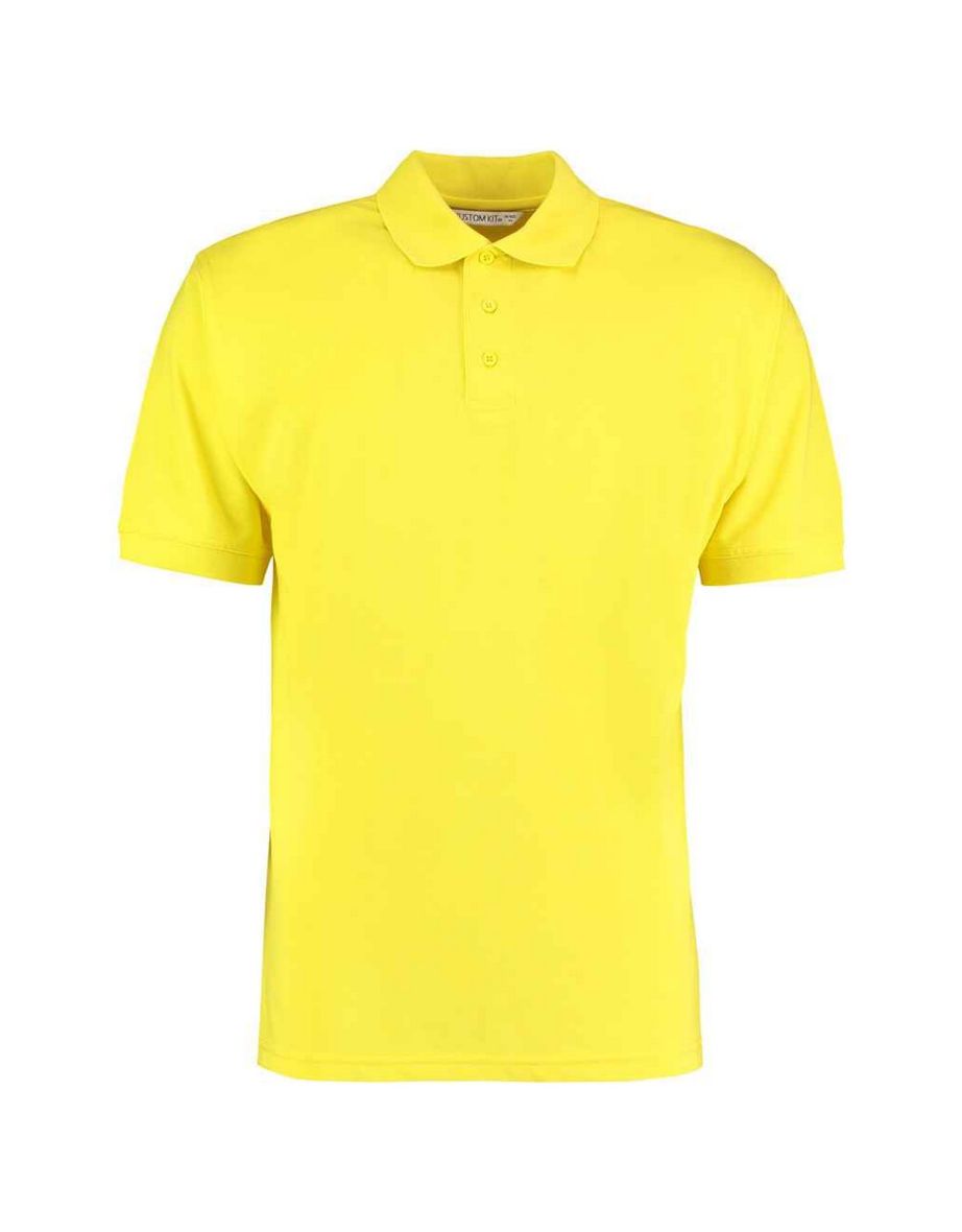 Kustom Kit Mens Klassic Piqué Polo Shirt - Canary Yellow
