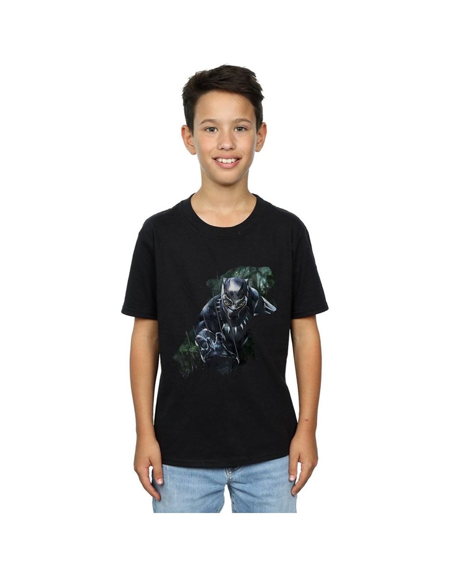 black panther boys t shirt