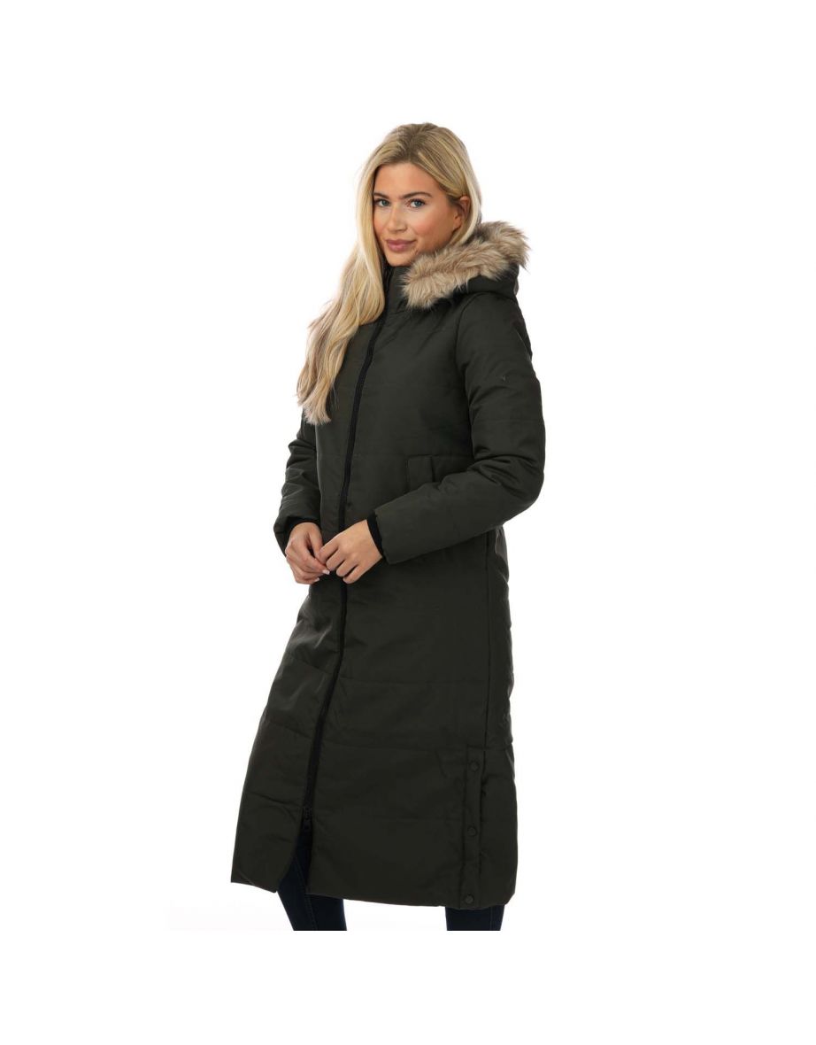 Women's Vero Moda Addison Long Coat in Green
