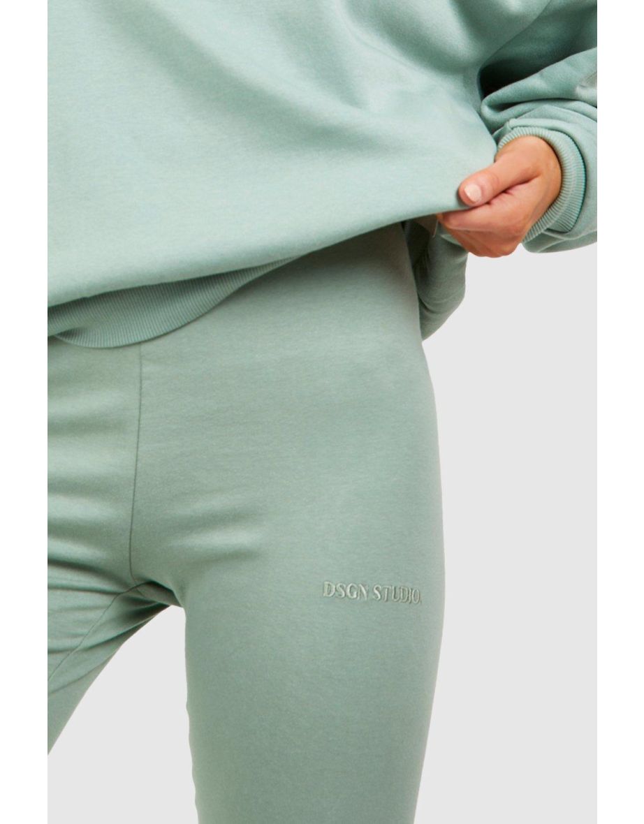 Half Zip Sweatshirt And Legging Set - 3
