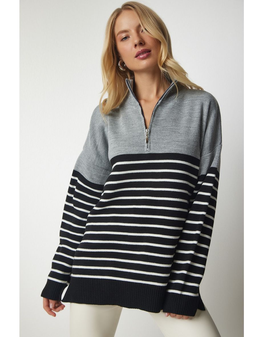 Women's stand sale up collar sweater