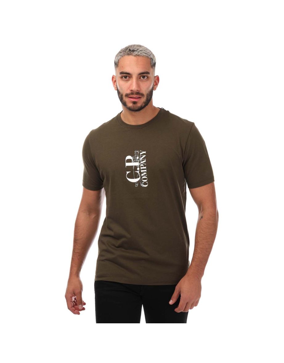 Men's C.P. Company British Sailor T-Shirt in Green