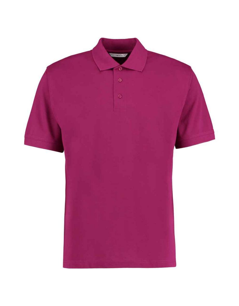 Kustom Kit Mens Klassic Piqué Polo Shirt - Magenta