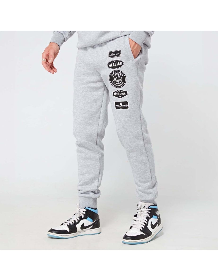 Men's Mercier Mono Hybrid Joggers in Grey - 4