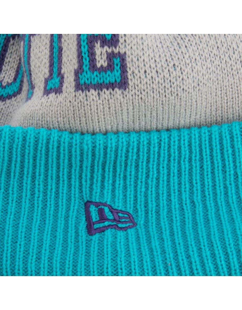 Accessories New Era Charlotte Hornets NBA Bobble Knit Hat in Turquoise - 2