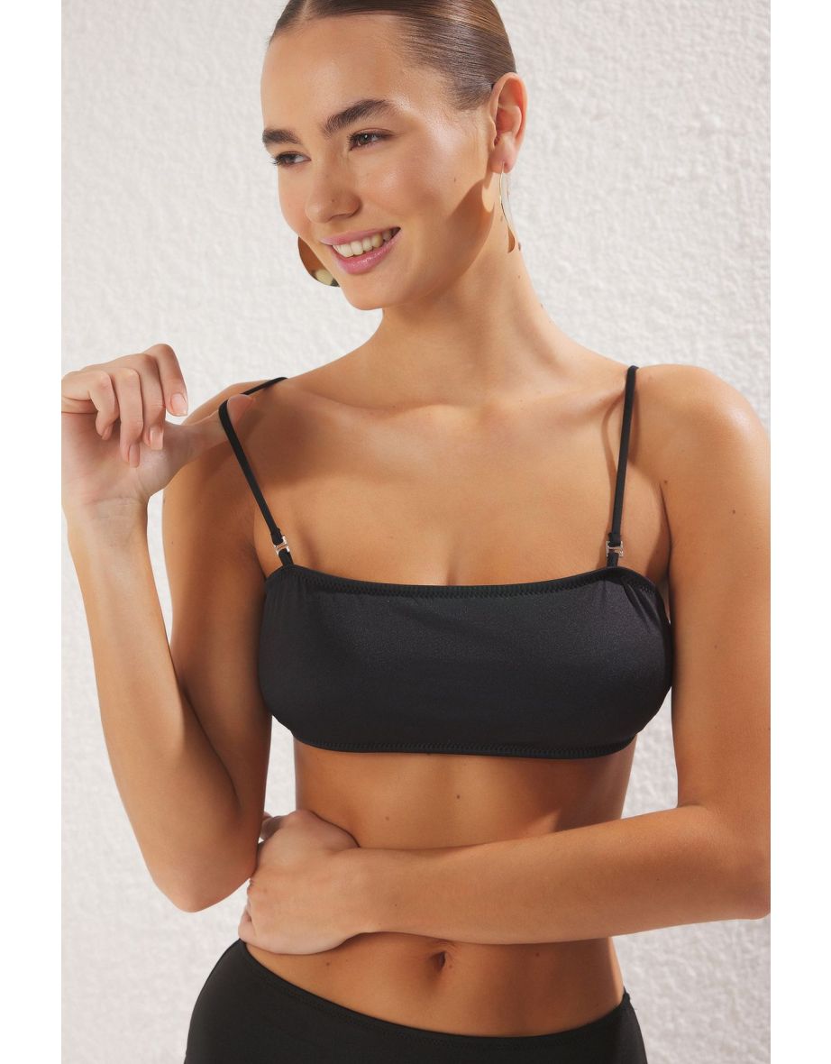 Black Bralette Bikini Top