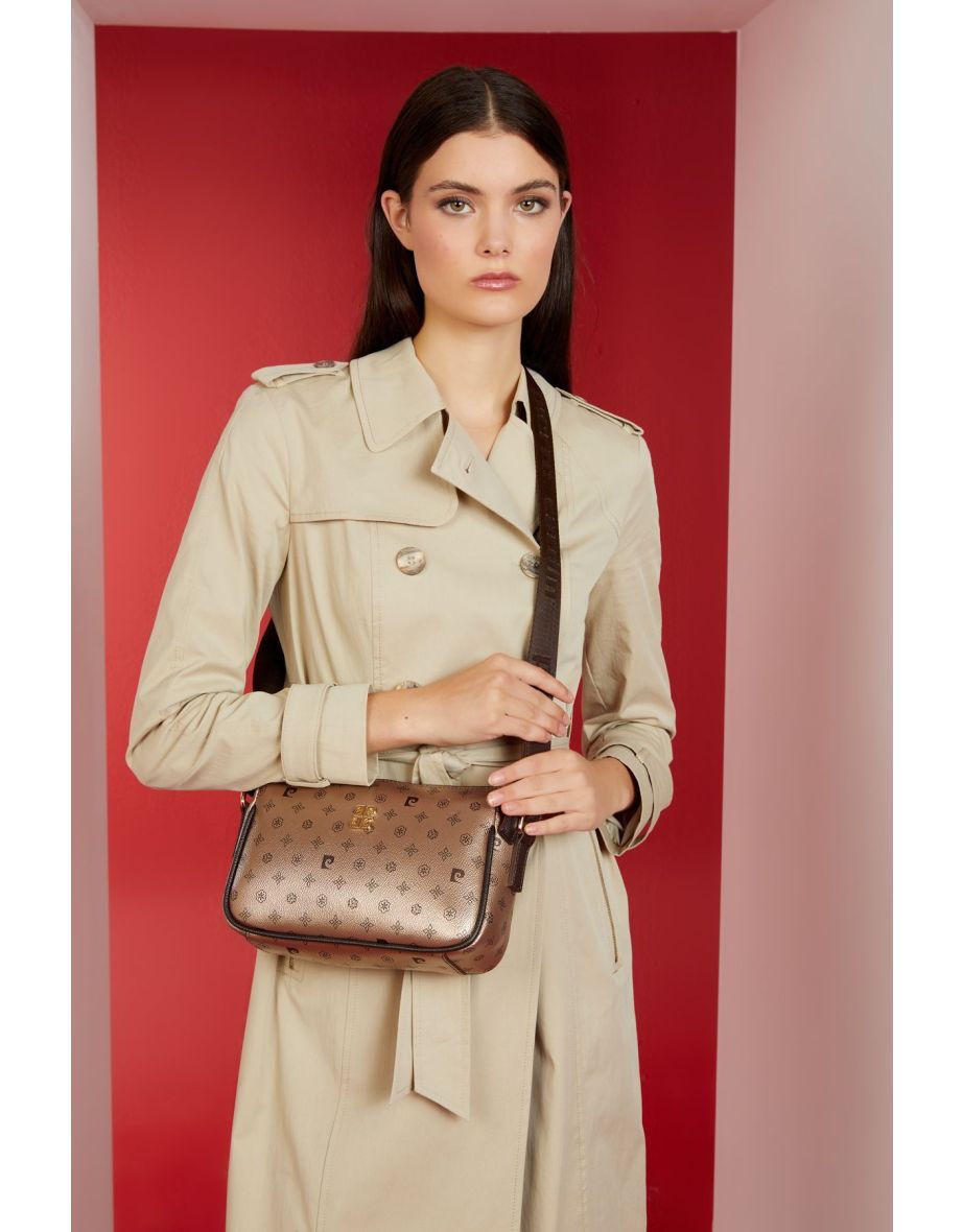Gold Monogram Women's Shoulder Bag