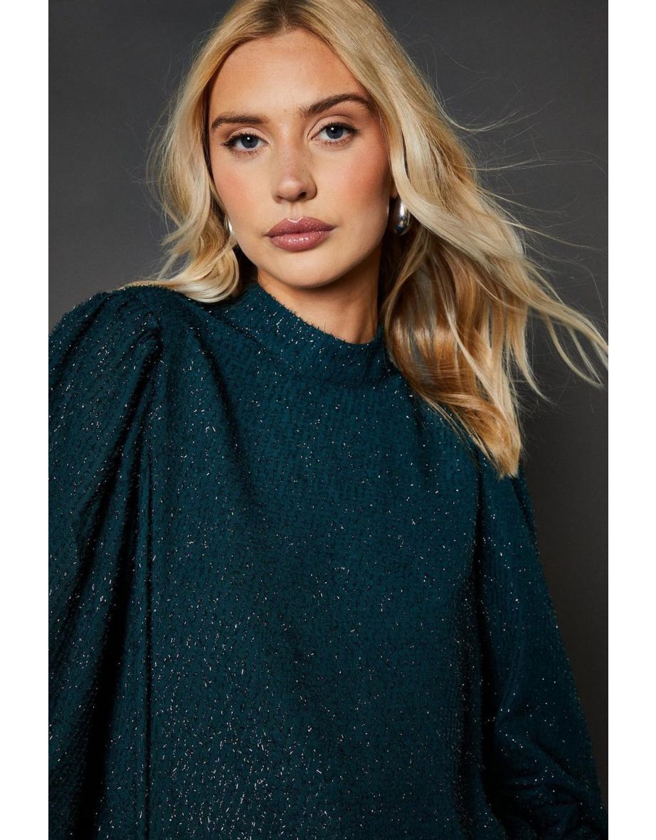 Chiffon Long Sleeve Blouse - 3
