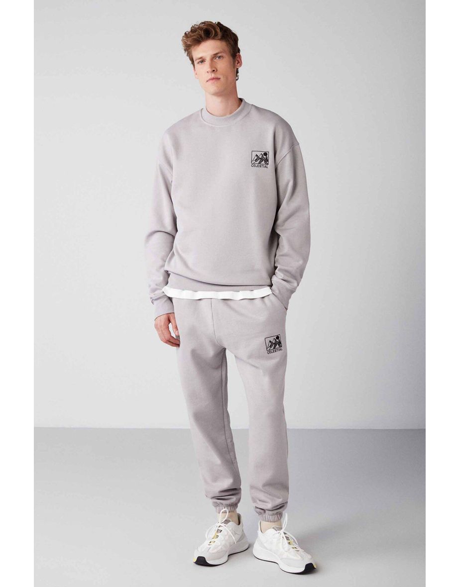Benji Relaxed Regular Light Gray 2-Pack Tracksuit Set