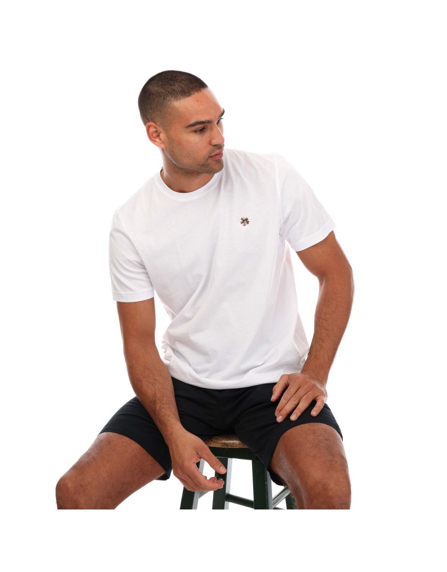 Men's Ted Baker Oxford T-Shirt in White - 3