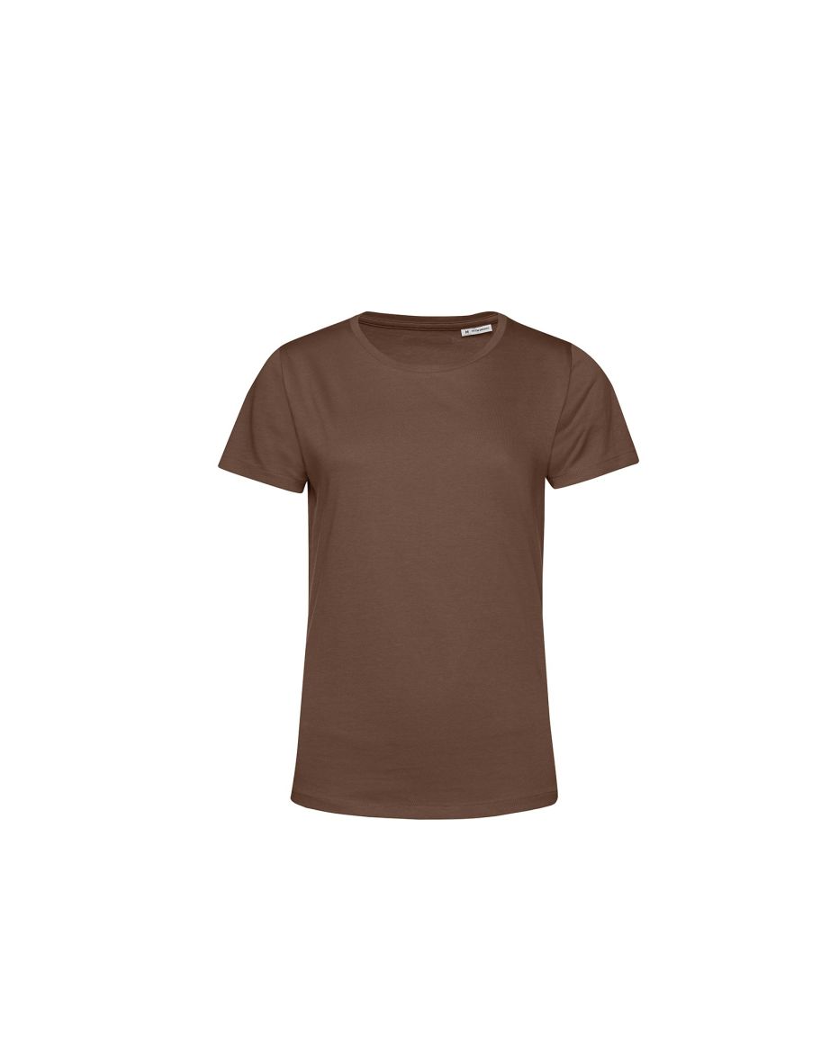 B&C Womens/Ladies E150 Organic Short-Sleeved T-Shirt - Coffee
