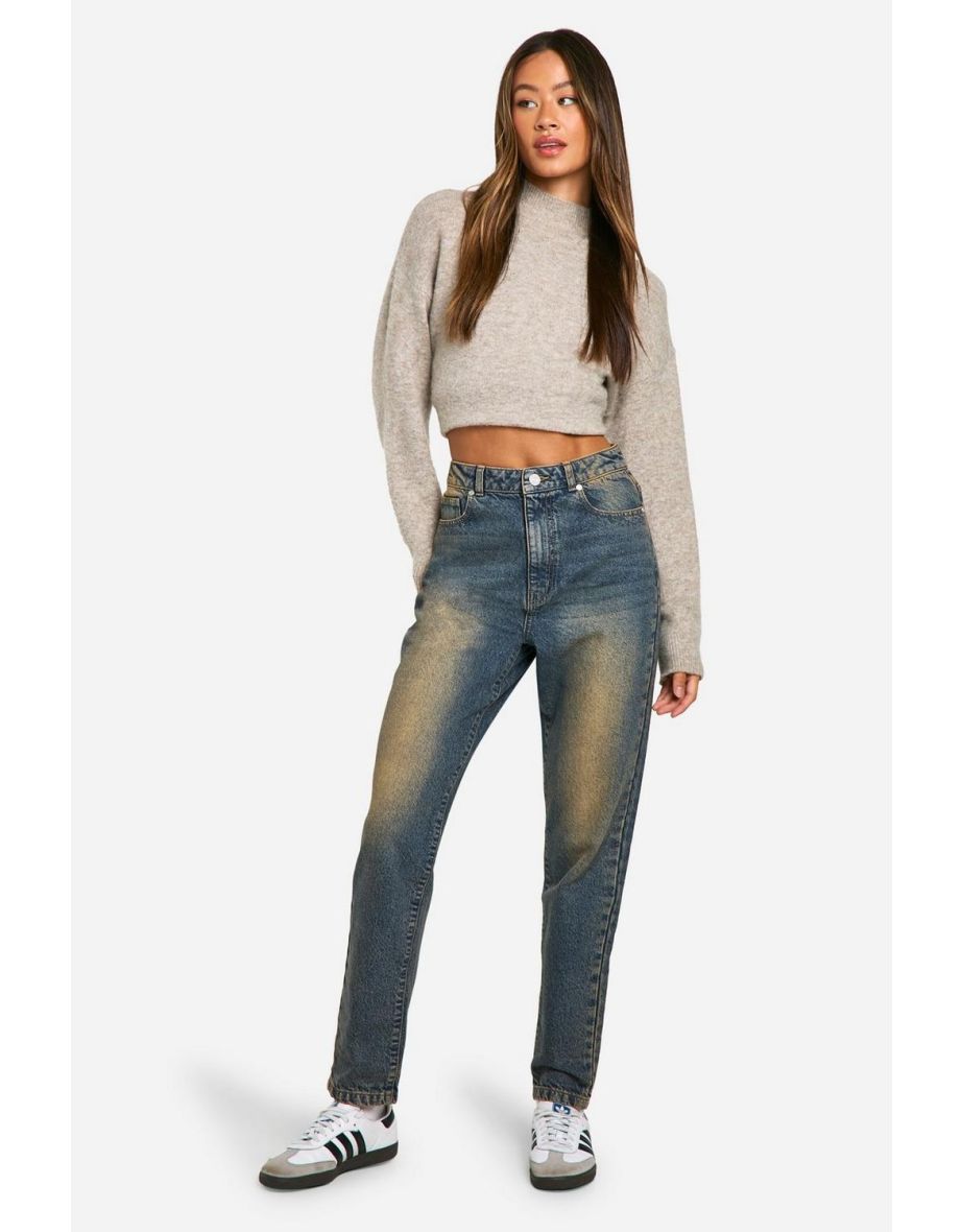 Tall Basics High Waisted Mom Jeans