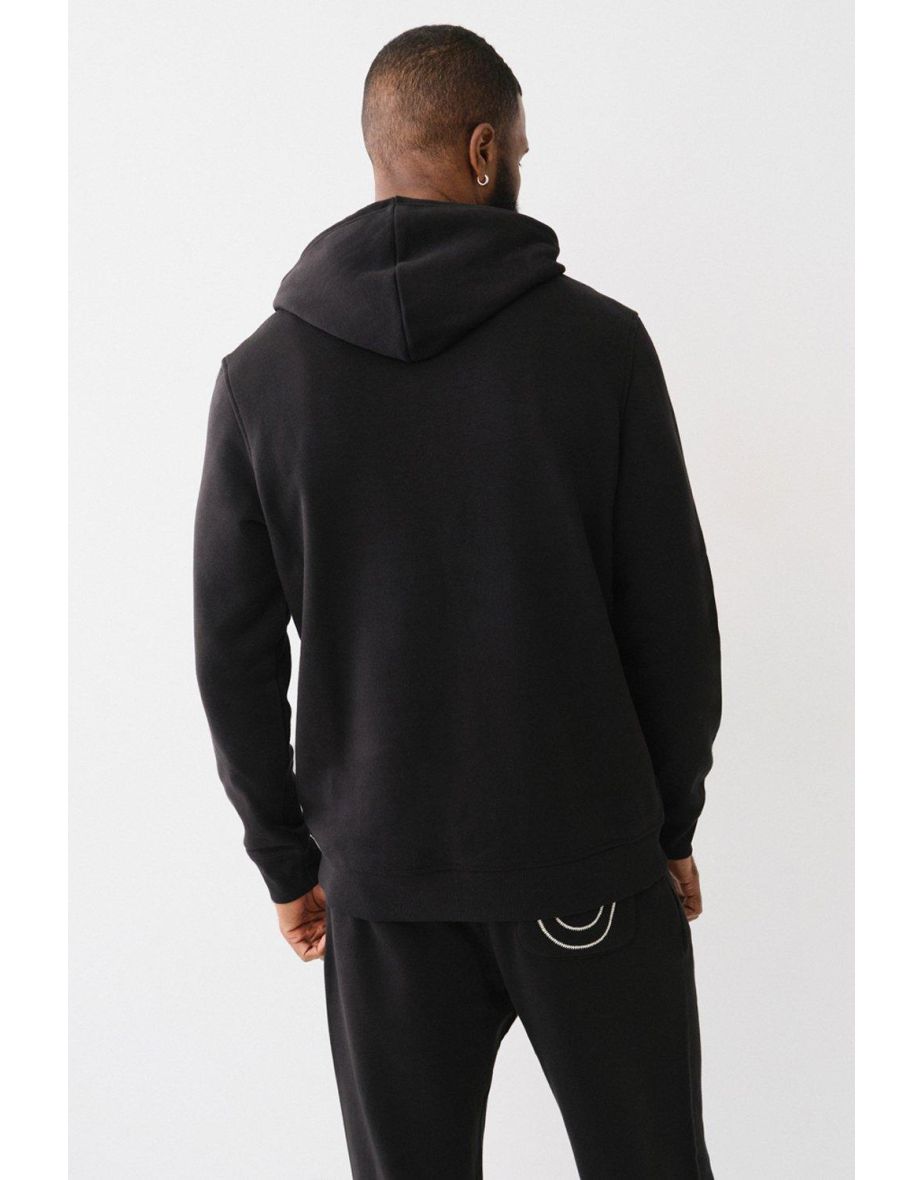 Ladder Applique Hoodie Black - black - 3