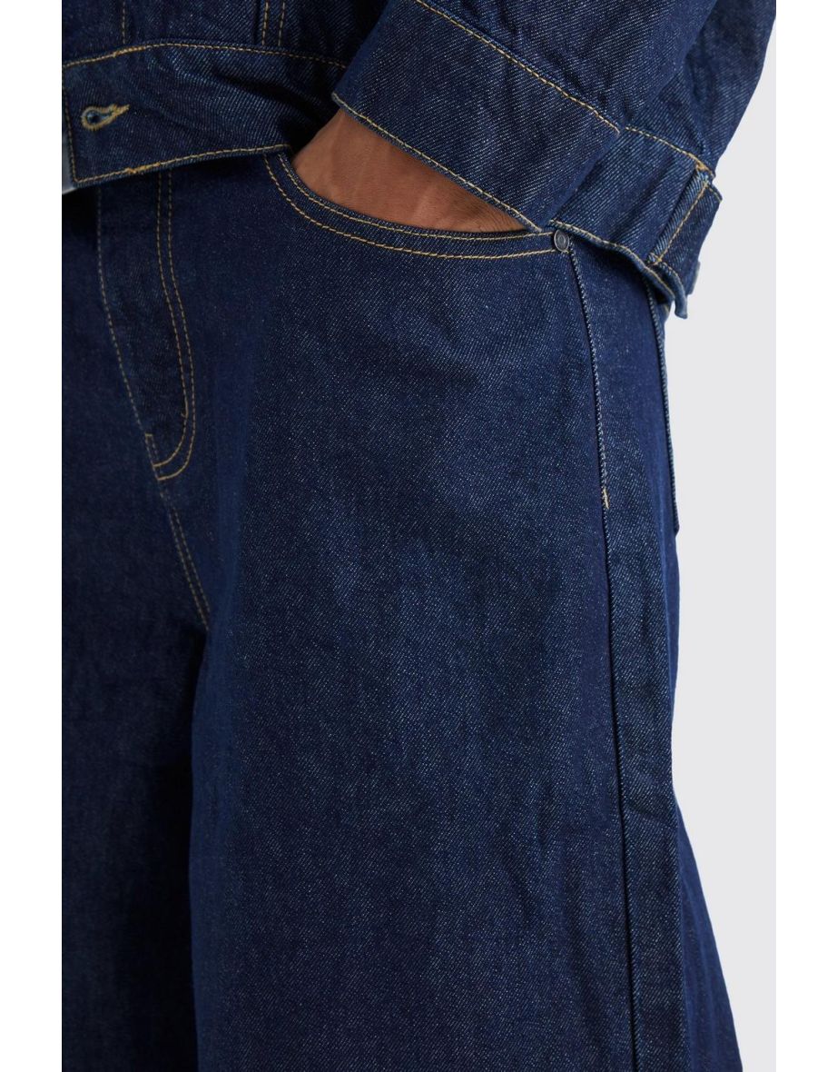 Extreme Baggy Rigid Jeans - indigo - 2