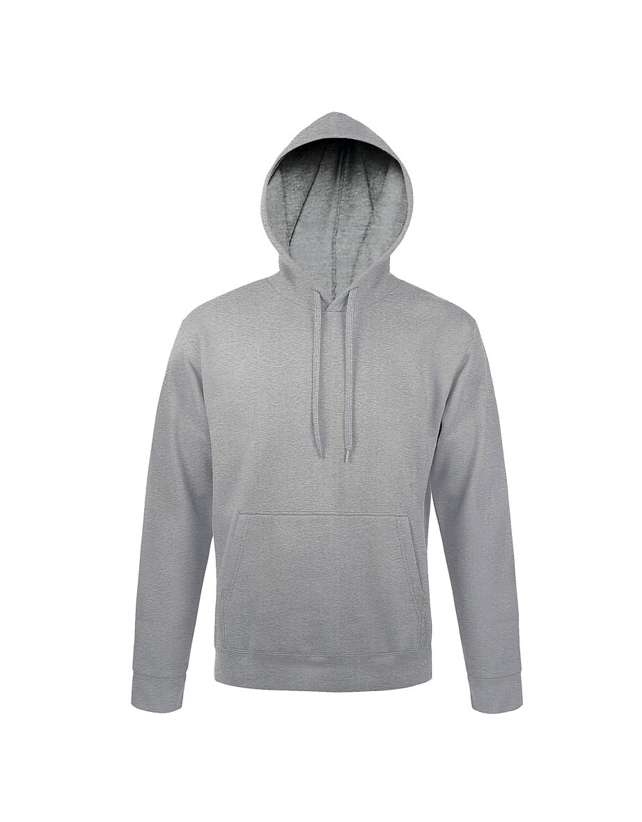 SOLS Snake Unisex Hooded Sweatshirt / Hoodie - Grey Marl