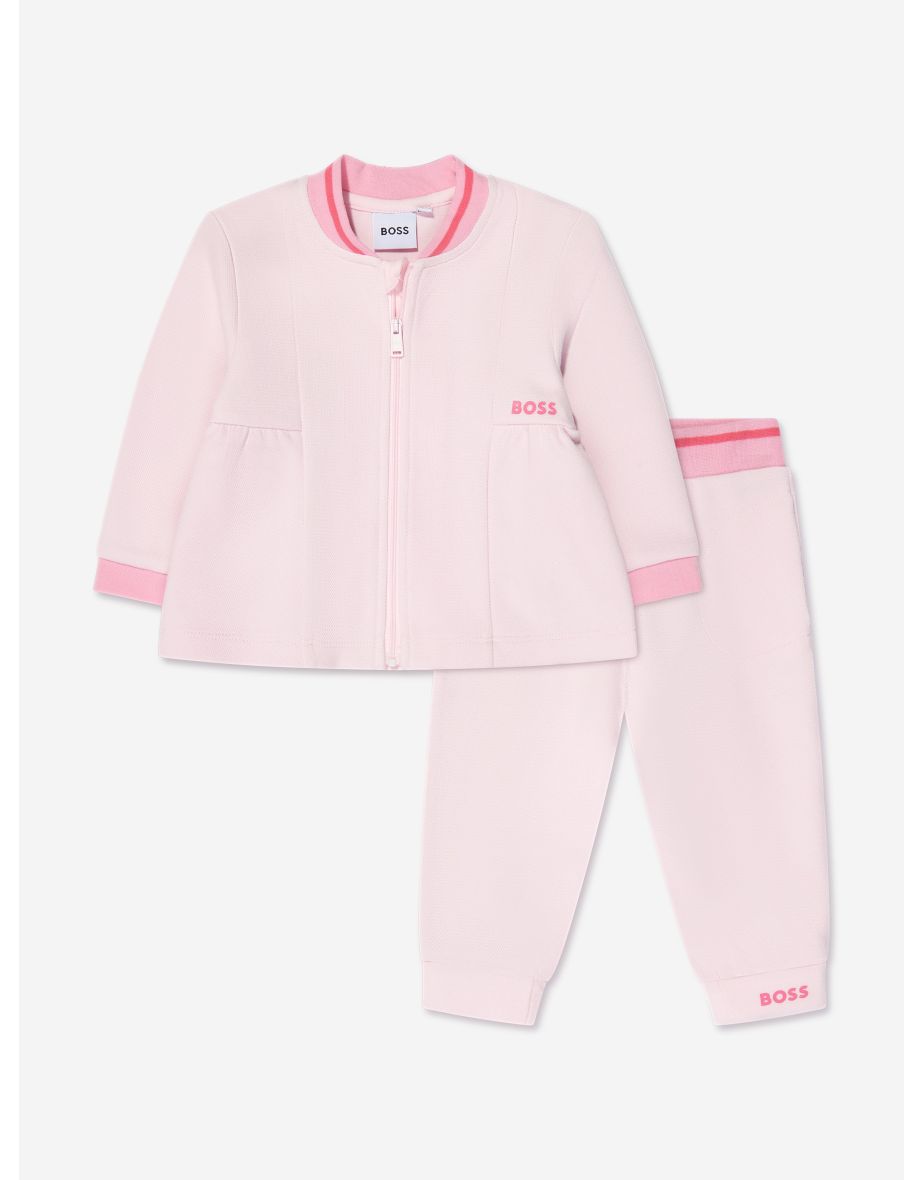 Shops hugo boss baby girl tracksuit