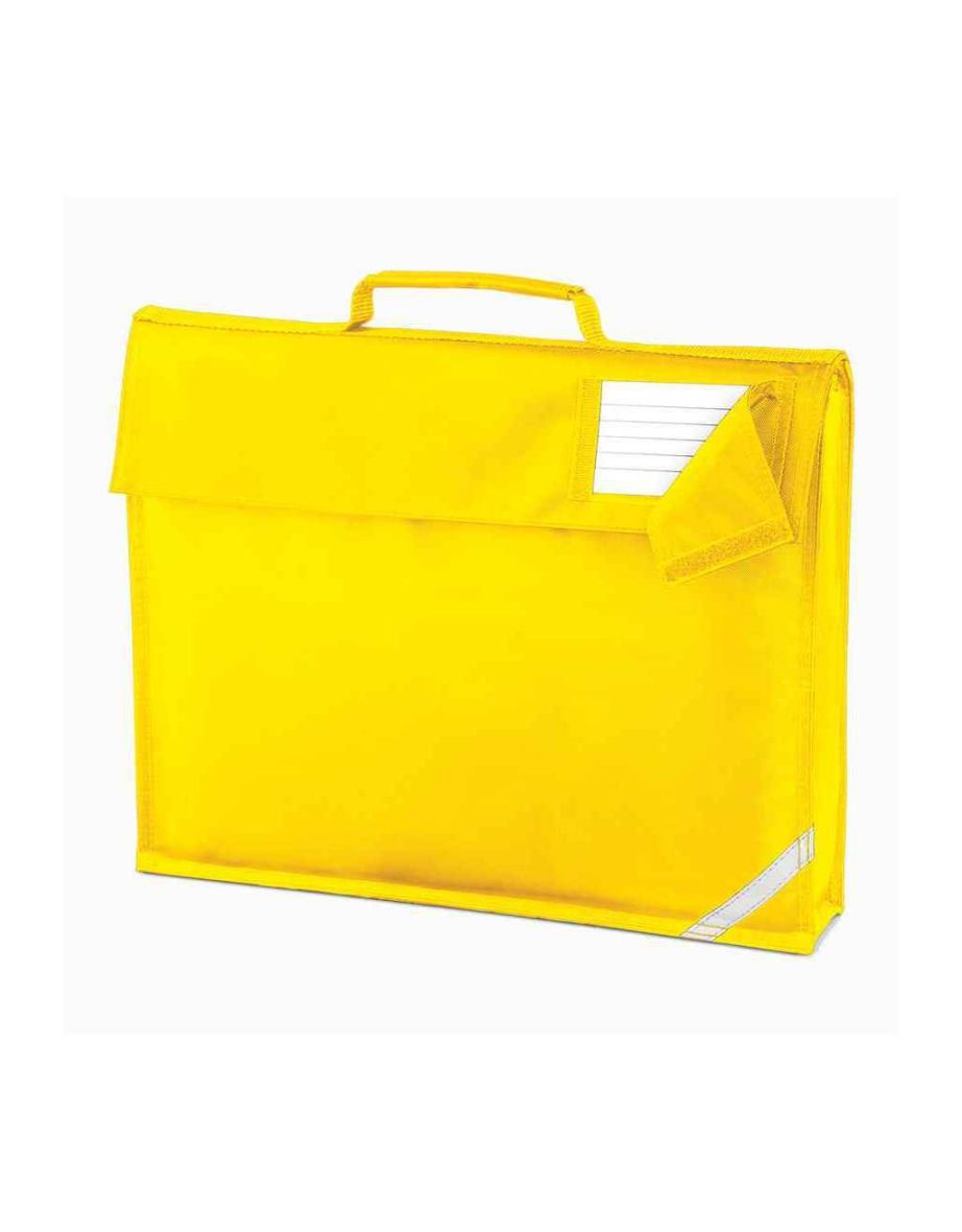 Quadra Childrens/Kids Reflective Book Bag - Yellow