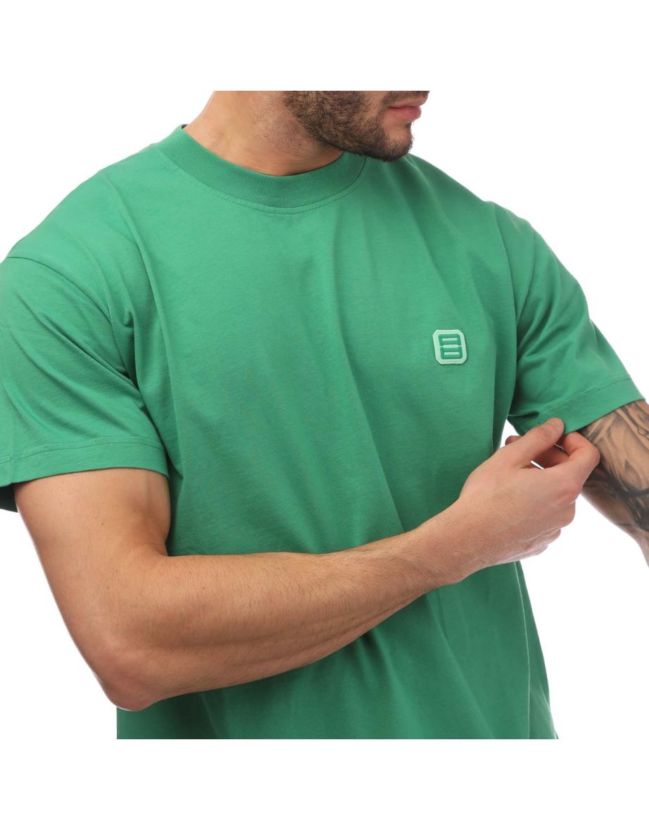 Men's Ambush Monogram Patch T-Shirt in Green - 3