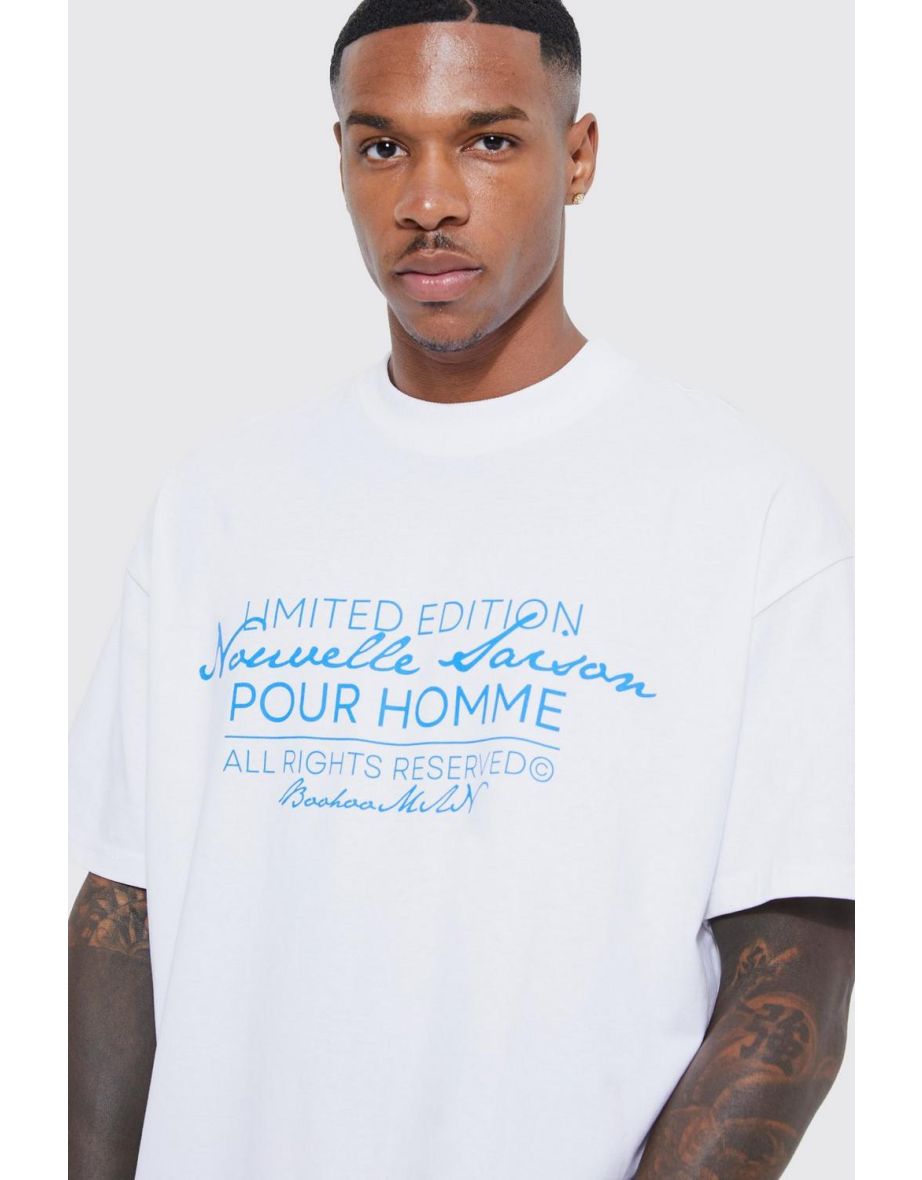 Oversized Heavyweight Limited Edition T-shirt - white
