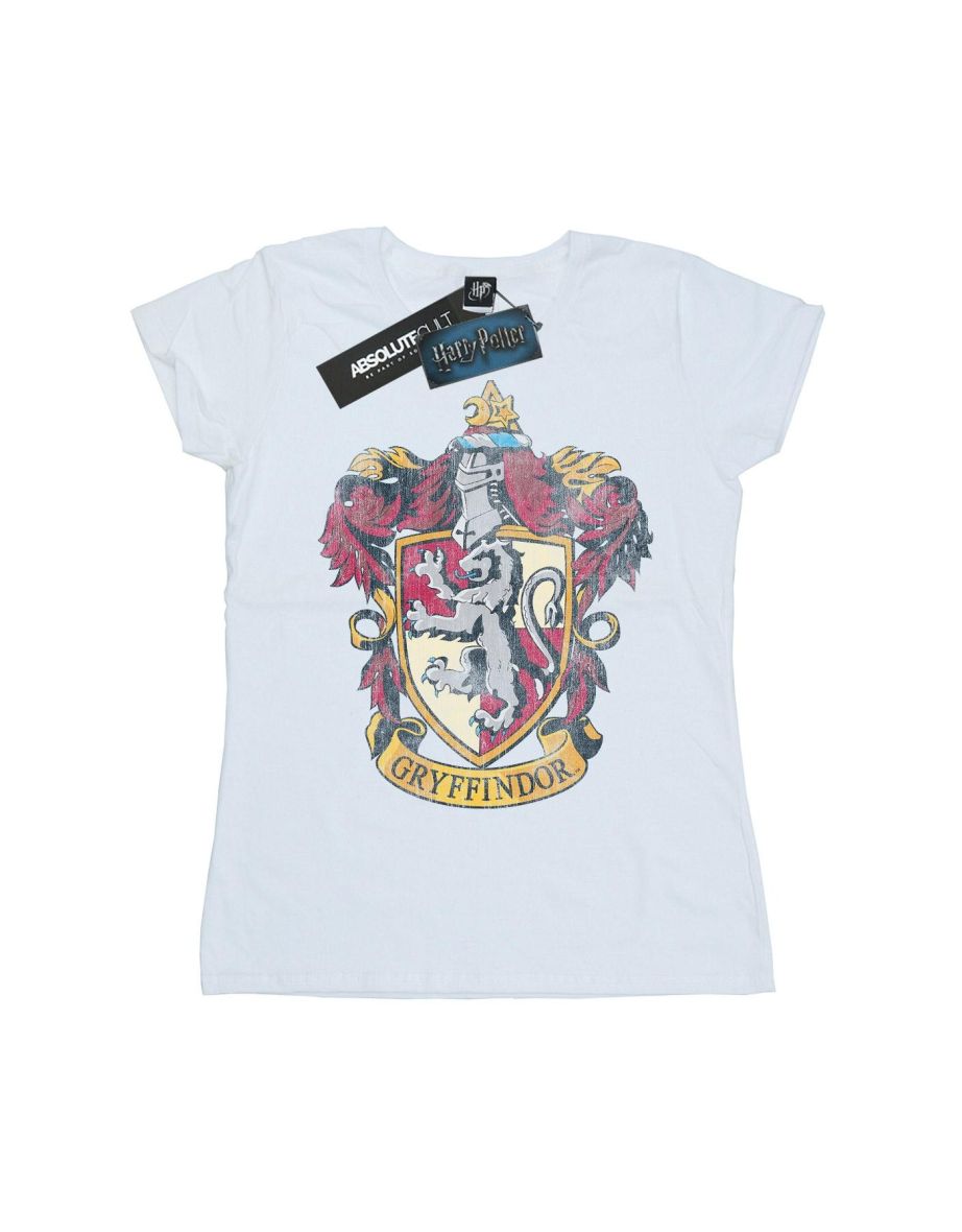 Harry Potter Womens/Ladies Gryffindor T-Shirt - White - 1