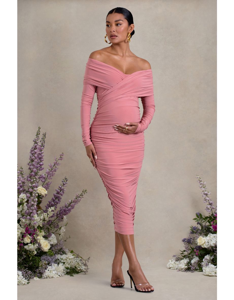 Maternity bridesmaid dresses blush best sale