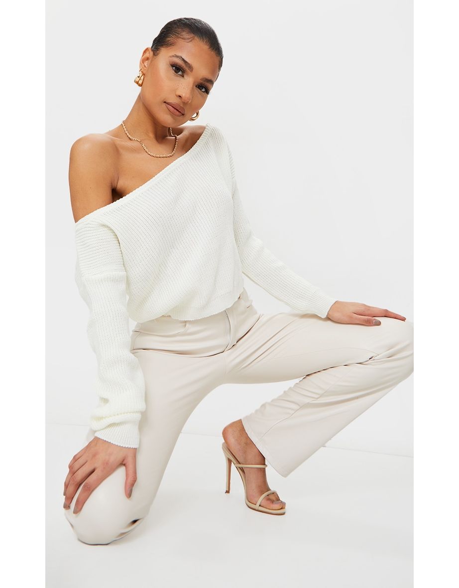 Off the shoulder 2025 jumper pretty little thing