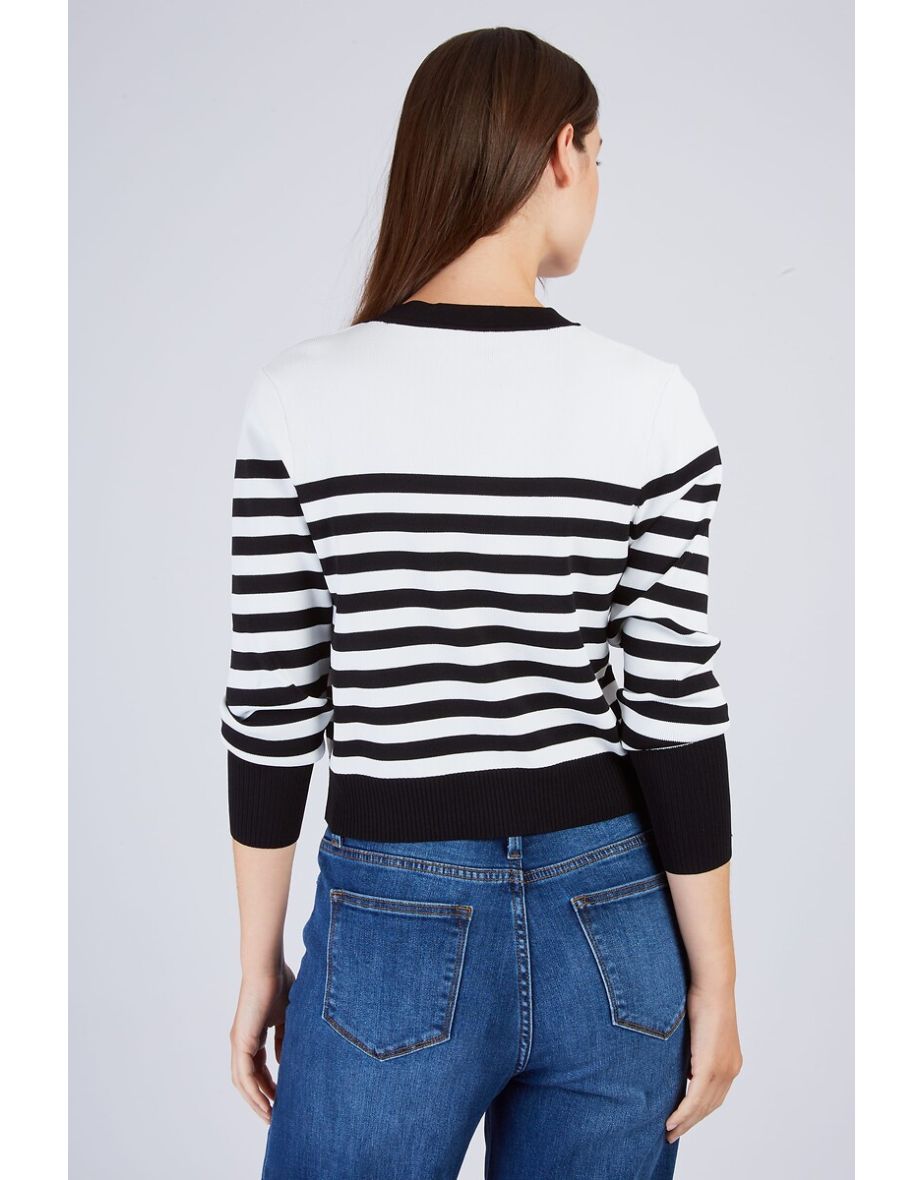 Florida Striped Cardigan - 3