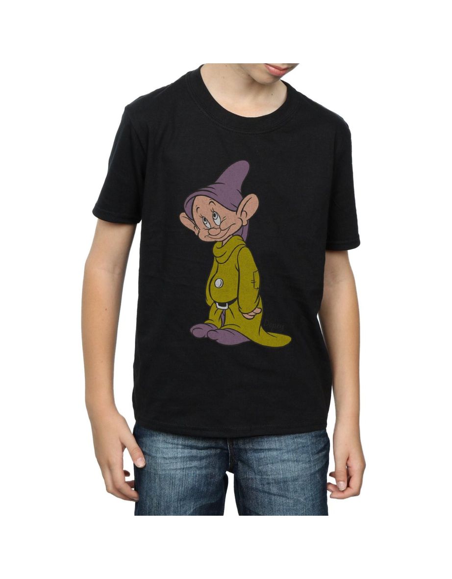 Disney Boys Classic Dopey T-Shirt - Black - 3