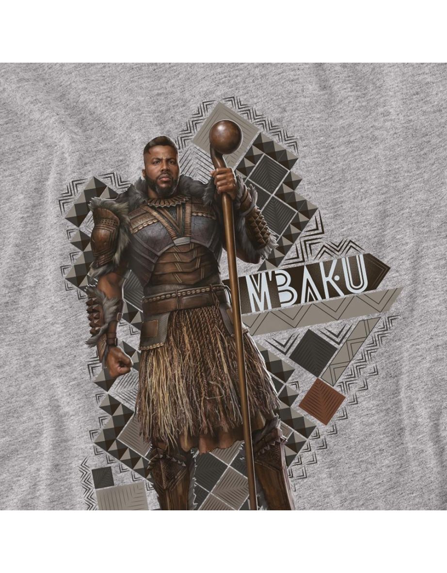 Black Panther: Wakanda Forever   Adult M´Baku T-Shirt - Sport Heather - 2