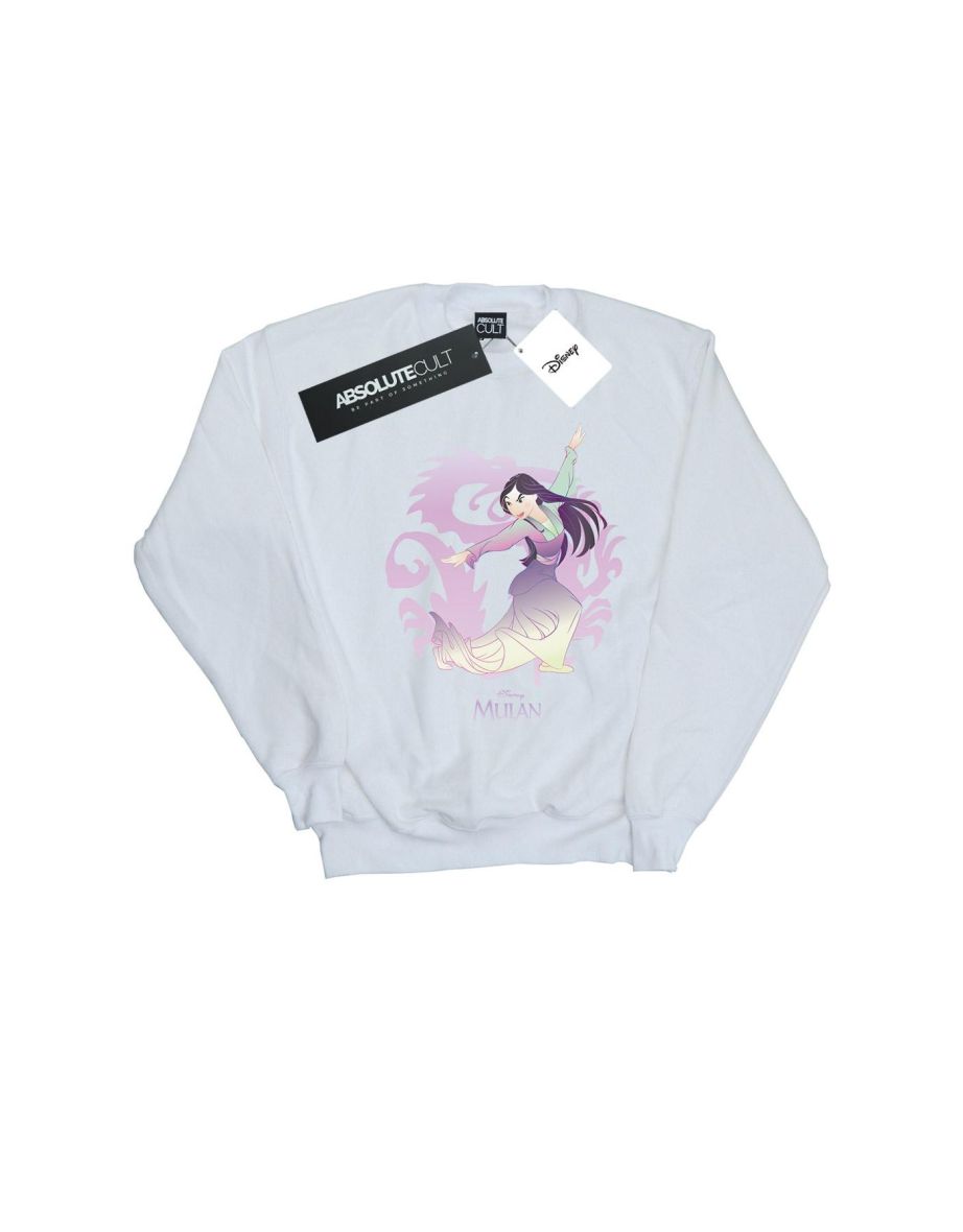 Disney Boys Mulan Dragon Fight Sweatshirt - White