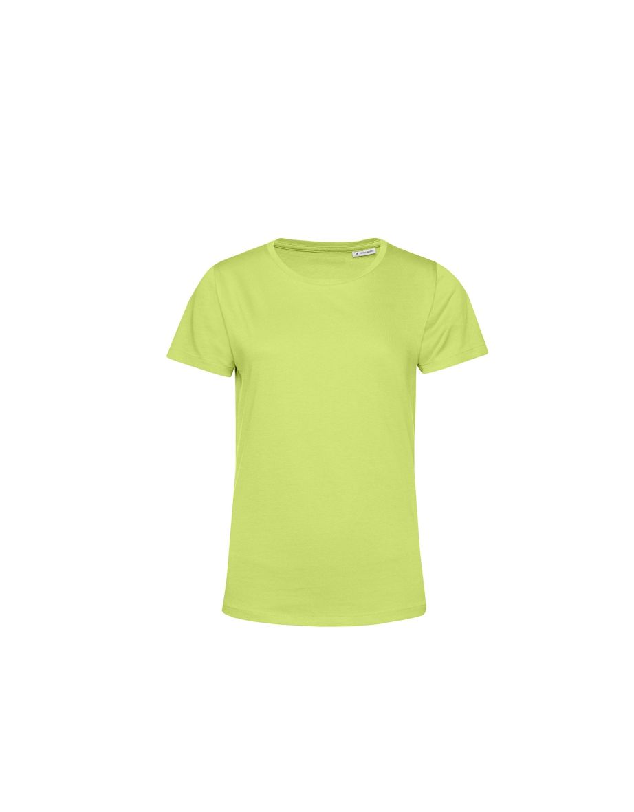 B&C Womens/Ladies E150 Organic Short-Sleeved T-Shirt - Lime Green