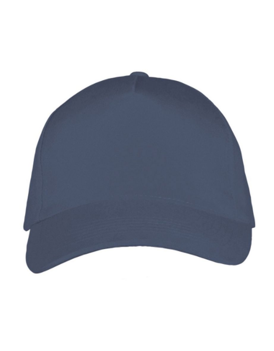 SOLS Unisex Long Beach Cap - Denim - 2