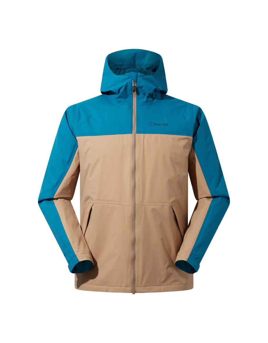 Men's Berghaus Deluge Pro 2.0 Insulated Waterproof Jacket in Turquoise