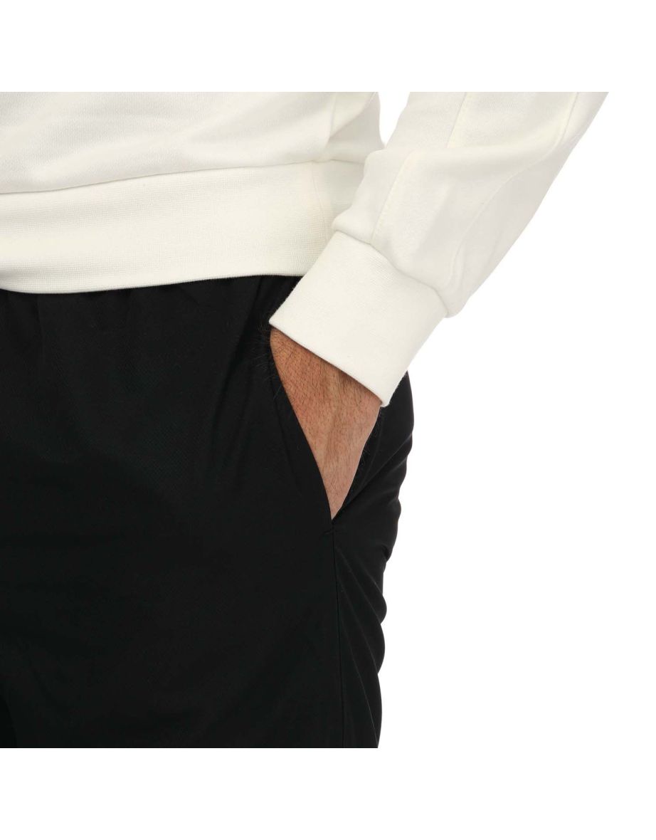 Men's Lacoste SPORT Tennis Diamond Weave Joggers in Black - 5