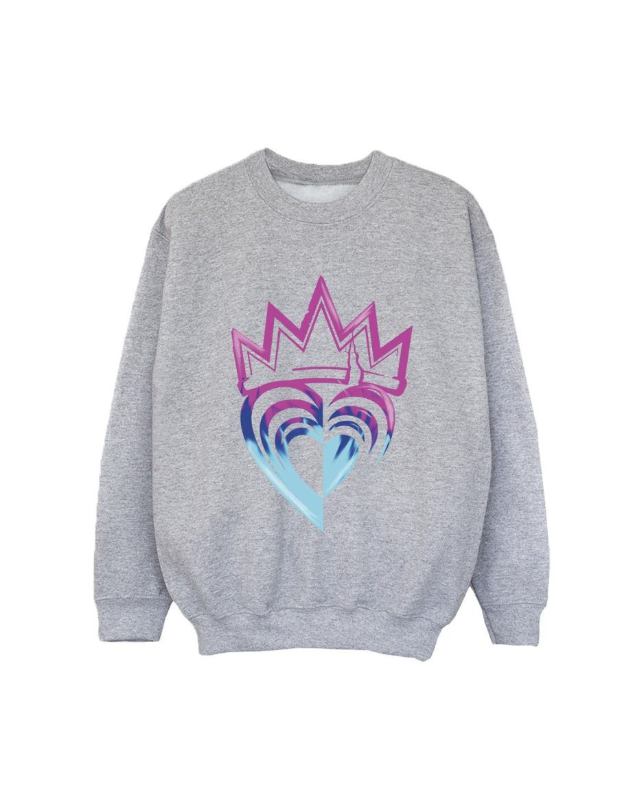 Shop Disney Boys Descendants Pink Crown Sweatshirt Sports Grey Online in Qatar VogaCloset