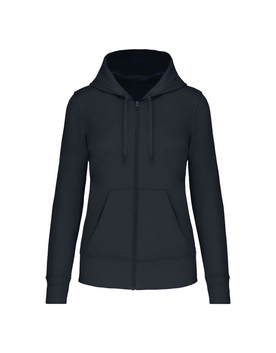 Kariban Womens/Ladies Eco Friendly Full Zip Hoodie - Navy