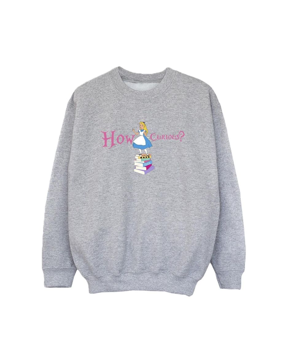 Disney Boys Alice In Wonderland How Curious Sweatshirt - 1