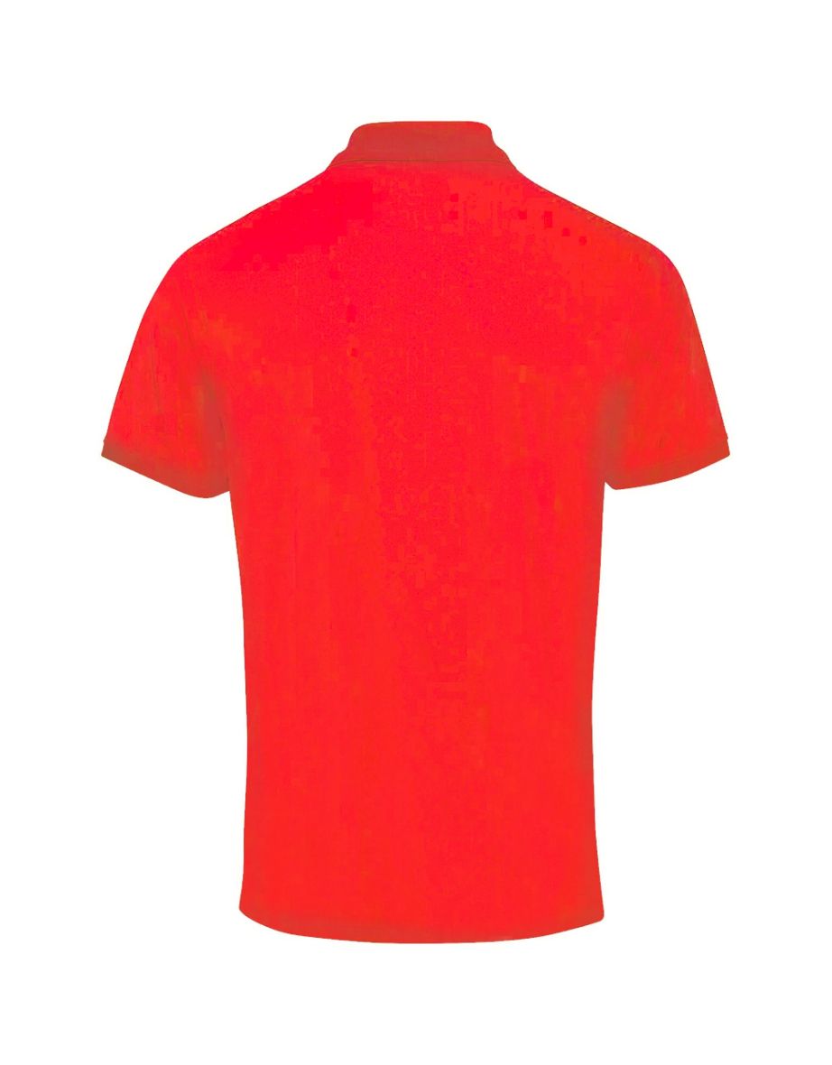 Premier Mens Coolchecker Pique Short Sleeve Polo T-Shirt - Strawberry Red - 1