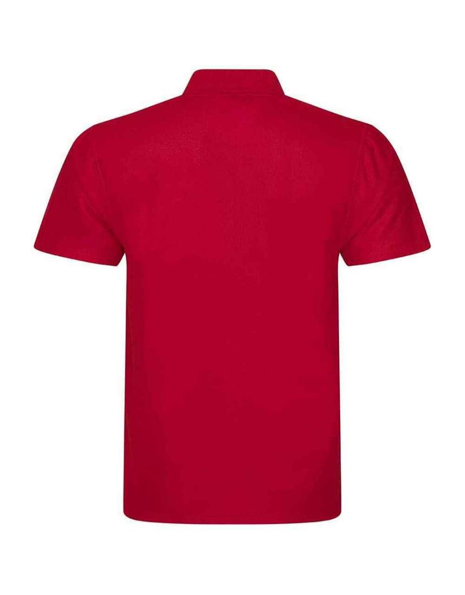 PRO RTX Mens Polyester Polo Shirt - Red - 1