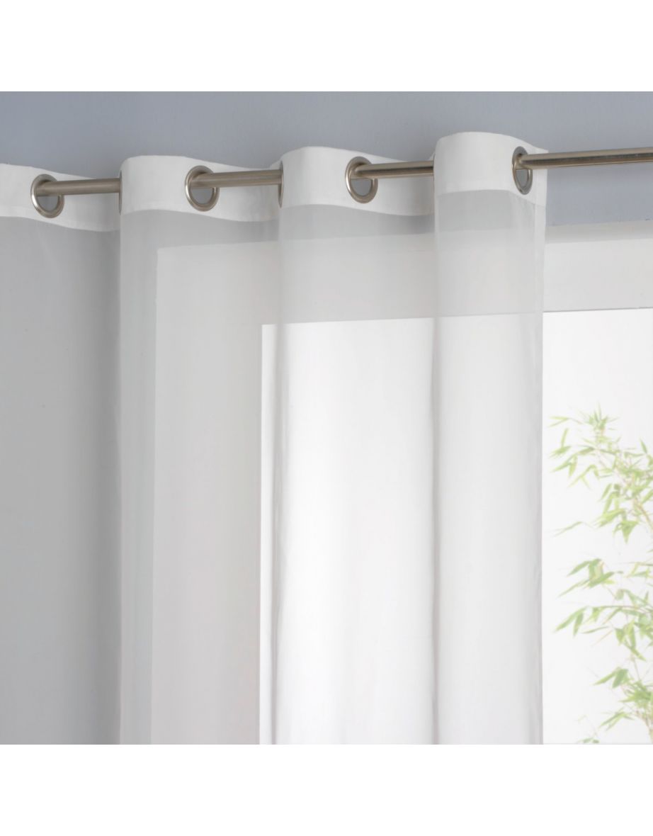 Limpo Single Voile Panel with Eyelet Header