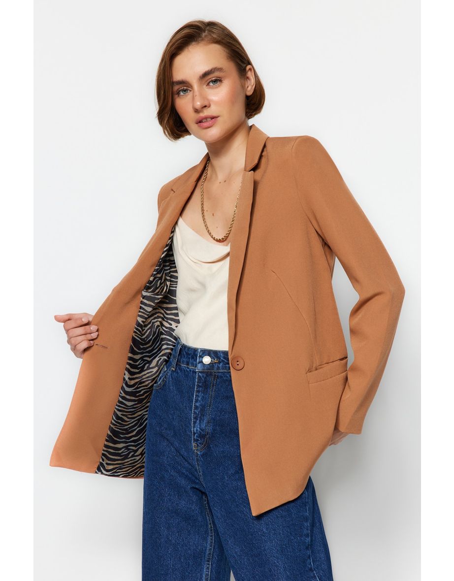Blazer - Brown - Regular fit - 7