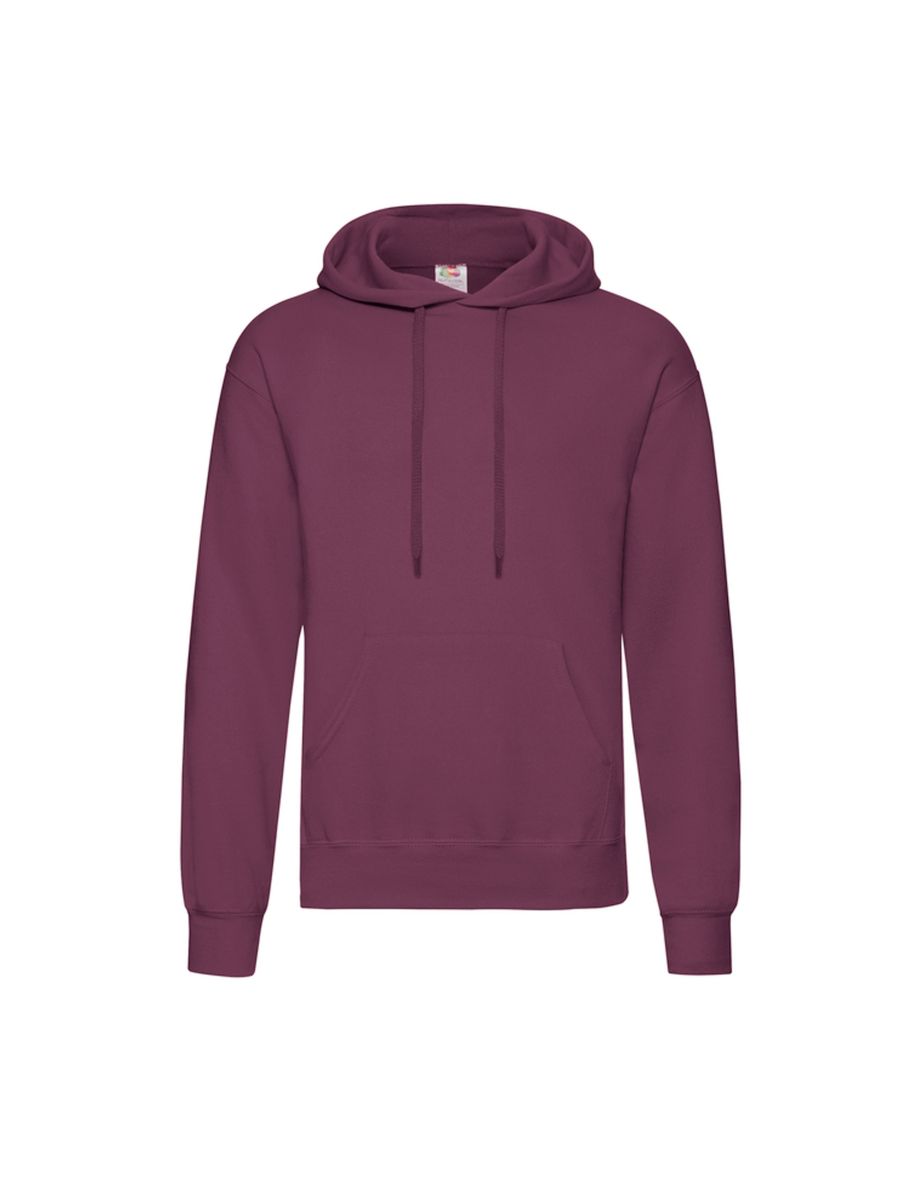 Fruit of the Loom Mens R Hoodie - Burgundy