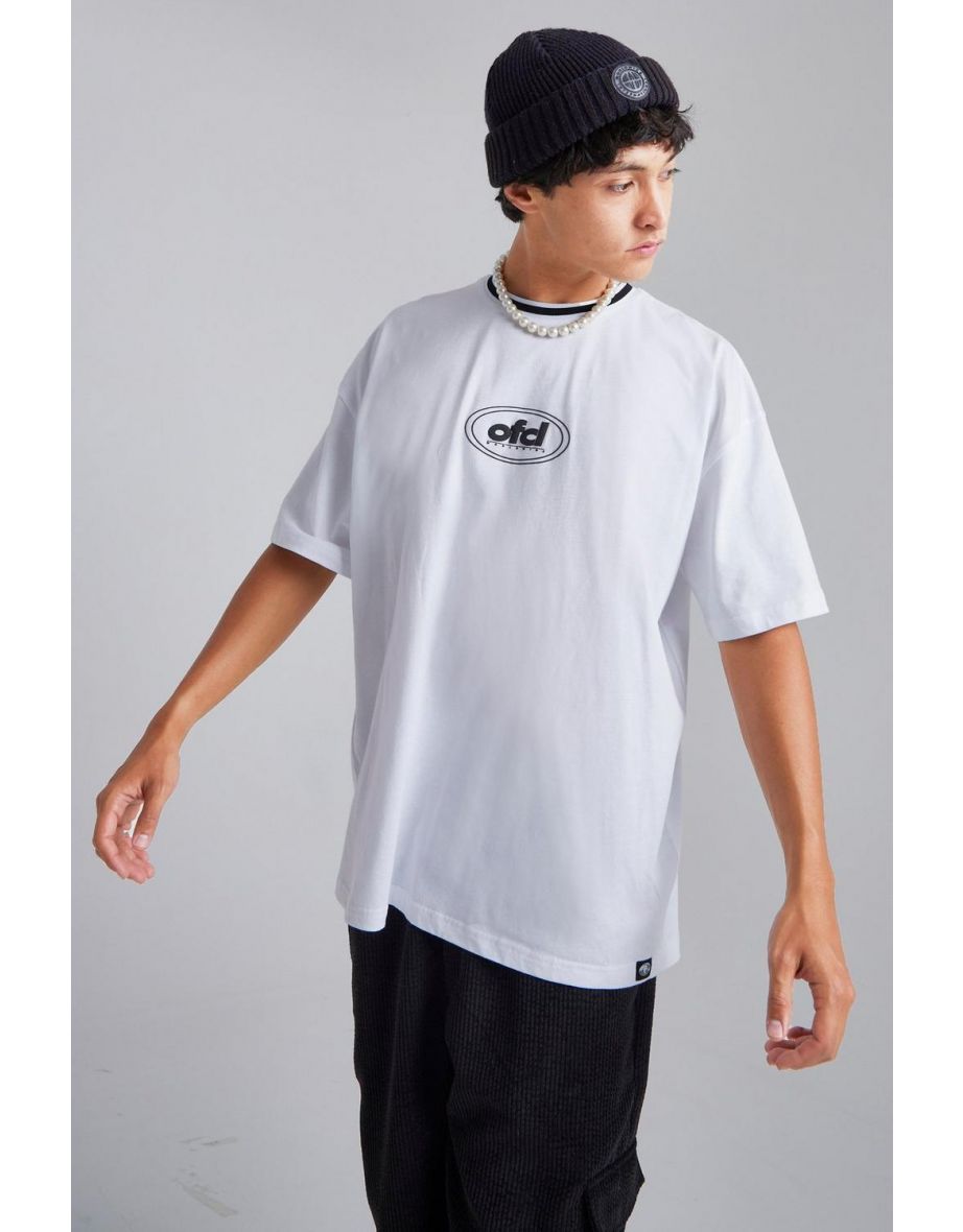 Oversized Ofcl Heavyweight T-shirt - white