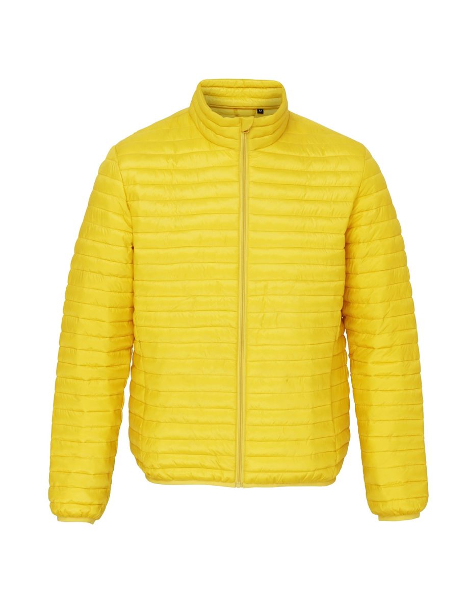 2786 Mens Tribe Fineline Padded Jacket - Bright Yellow