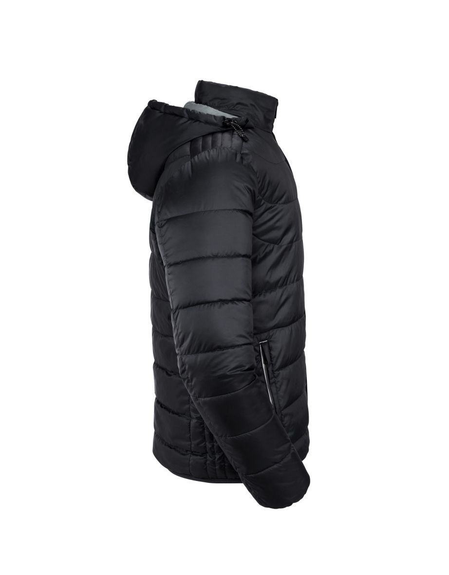 Russell Mens Nano Hooded Padded Jacket - Black - 2