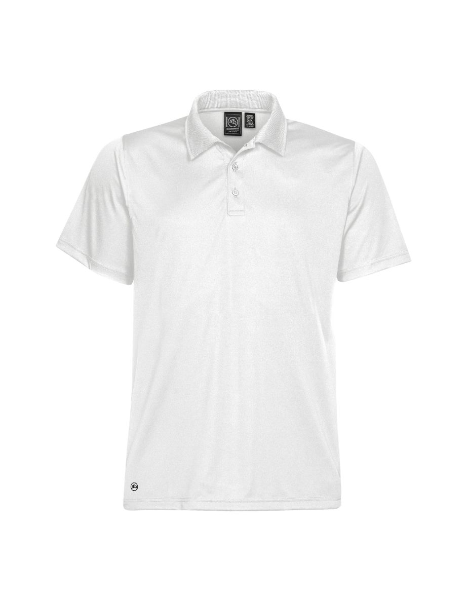 Stormtech Mens Eclipse H2X Dri Piqu Polo - White