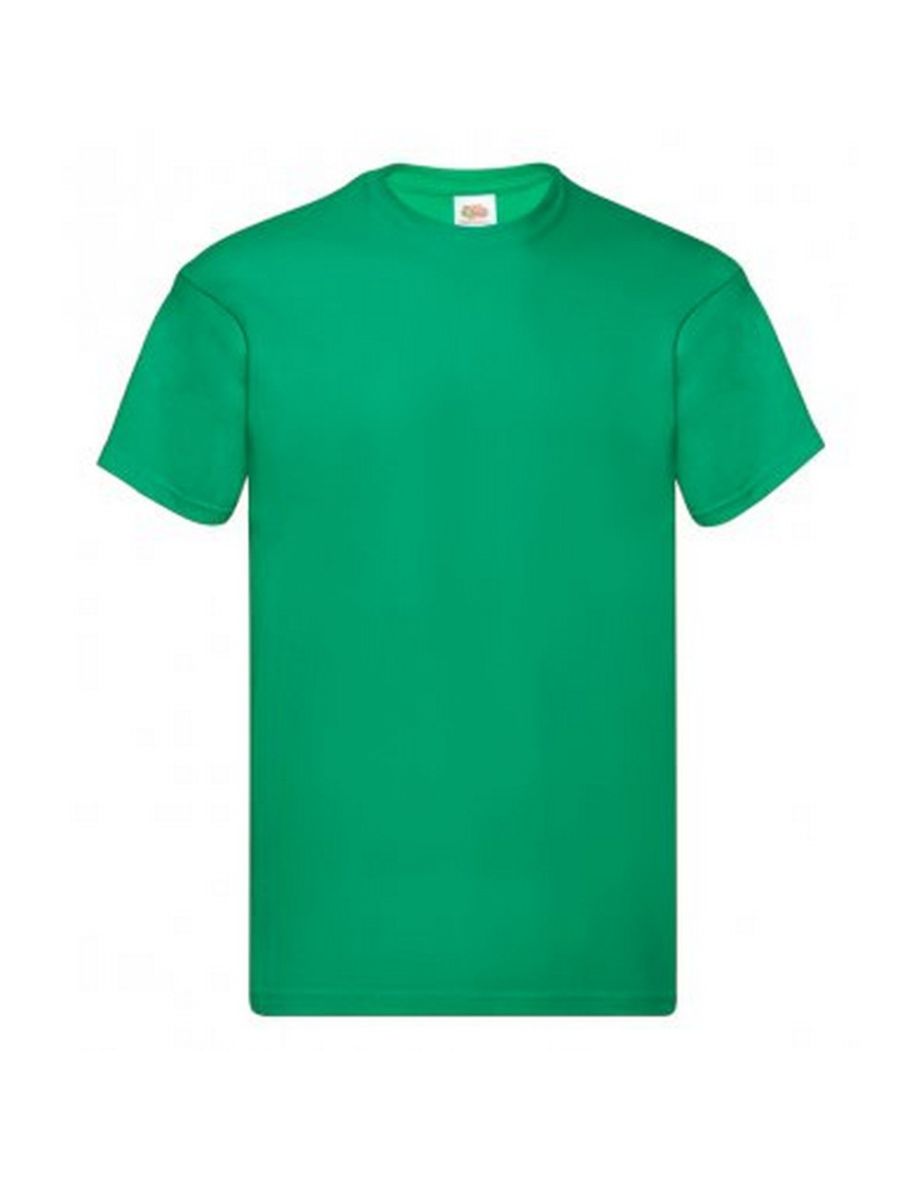 Fruit Of The Loom Mens Original Short Sleeve T-Shirt - Kelly