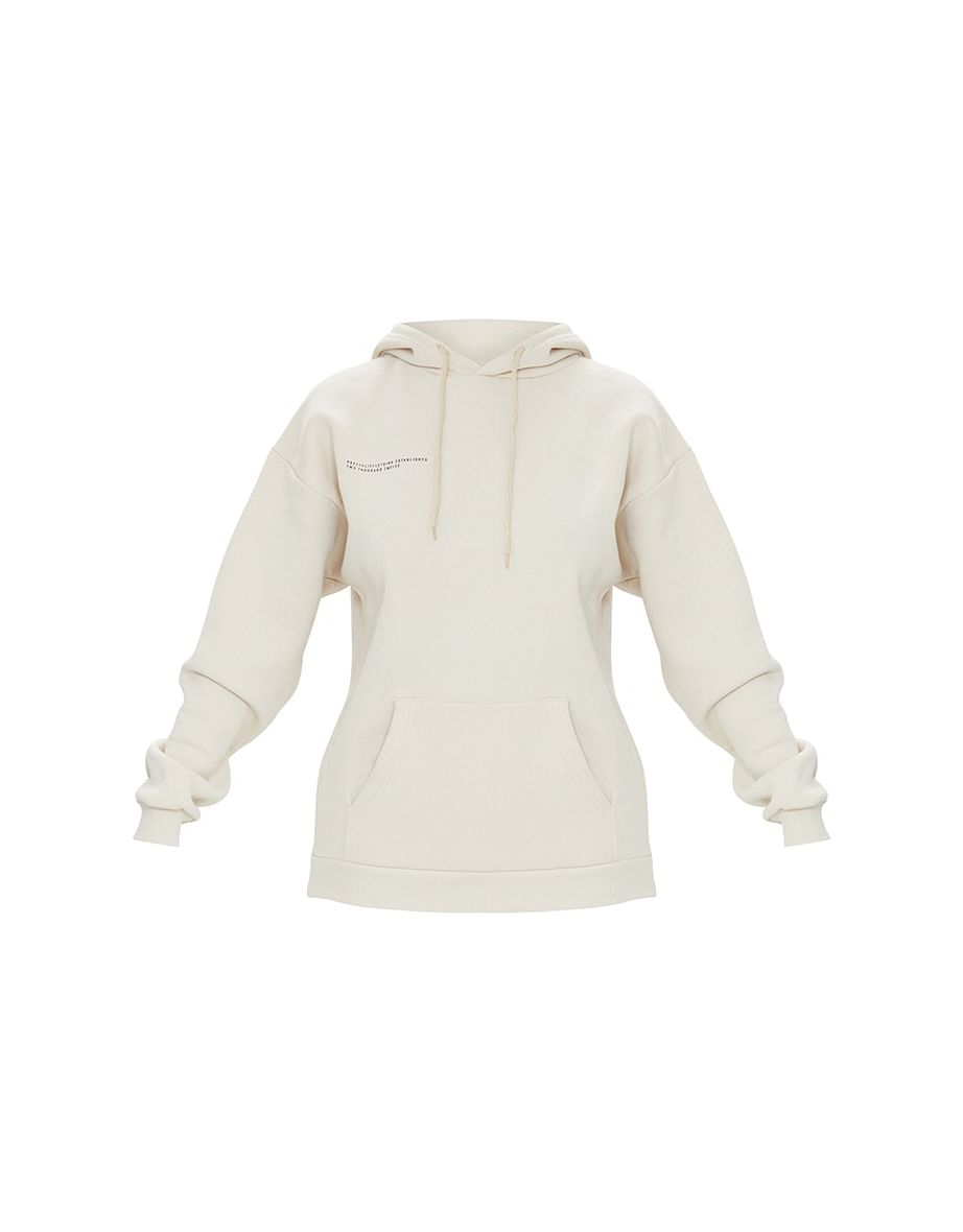 PRETTYLITTLETHING Recycled Sand Est 2012 Oversized Hoodie - 4