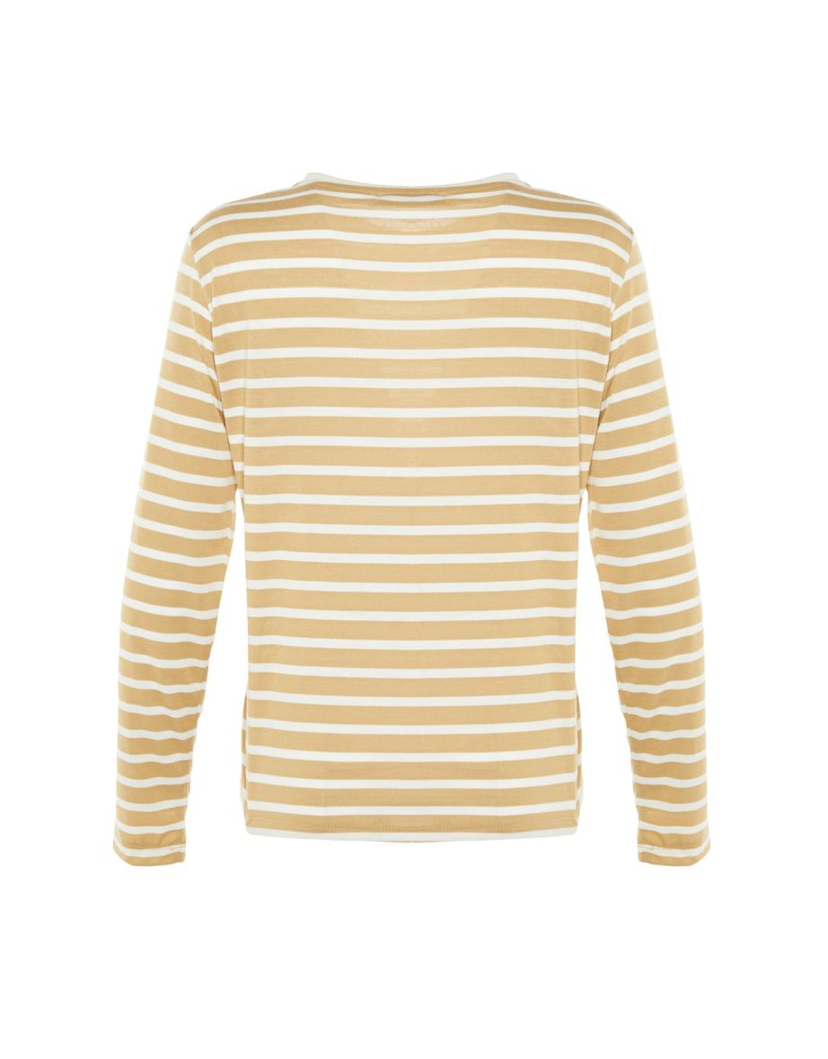 T-Shirt - Beige - Regular fit